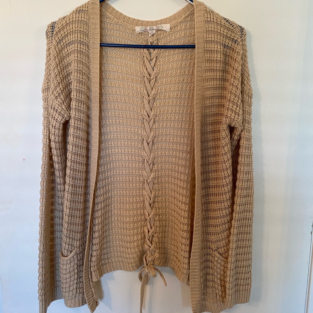 Beige sweater from Nordstrom